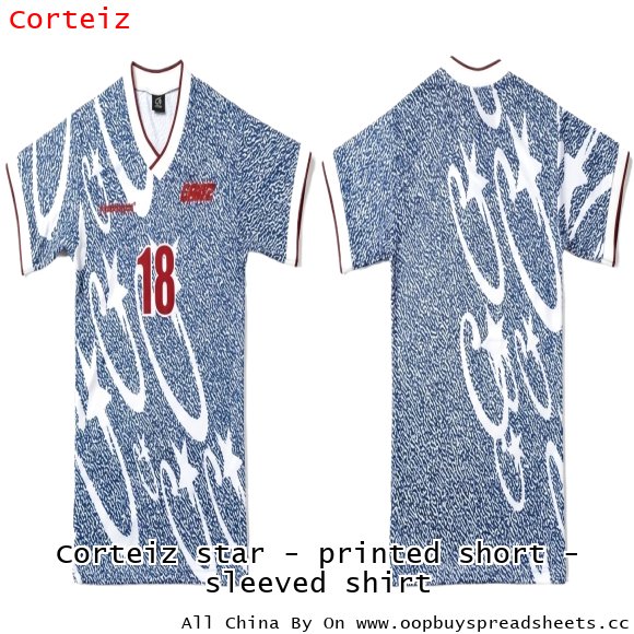 Corteiz star - printed short - sleeved shirt