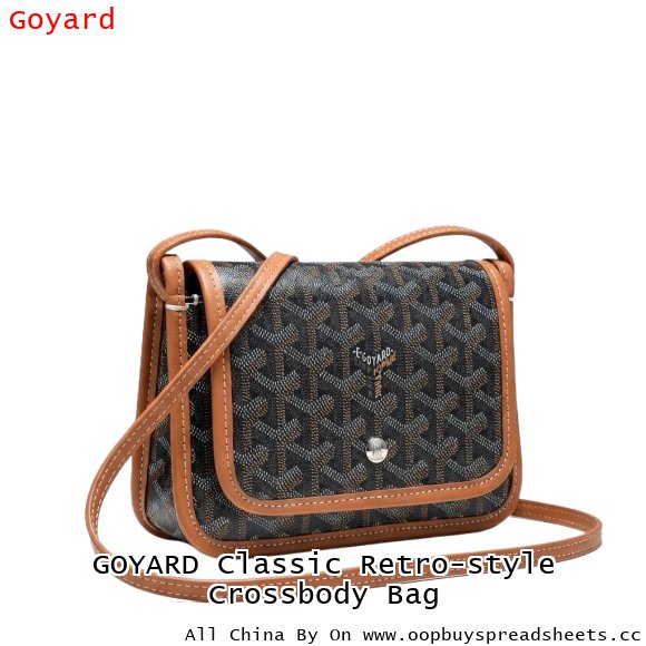 GOYARD Classic Retro-style Crossbody Bag
