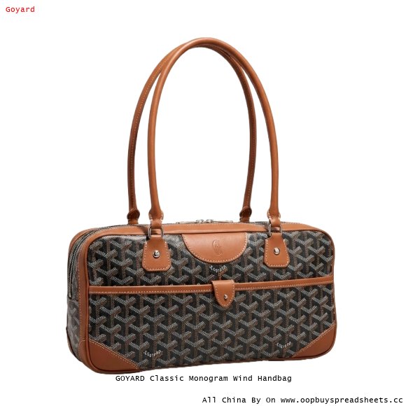 GOYARD Classic Monogram Wind Handbag