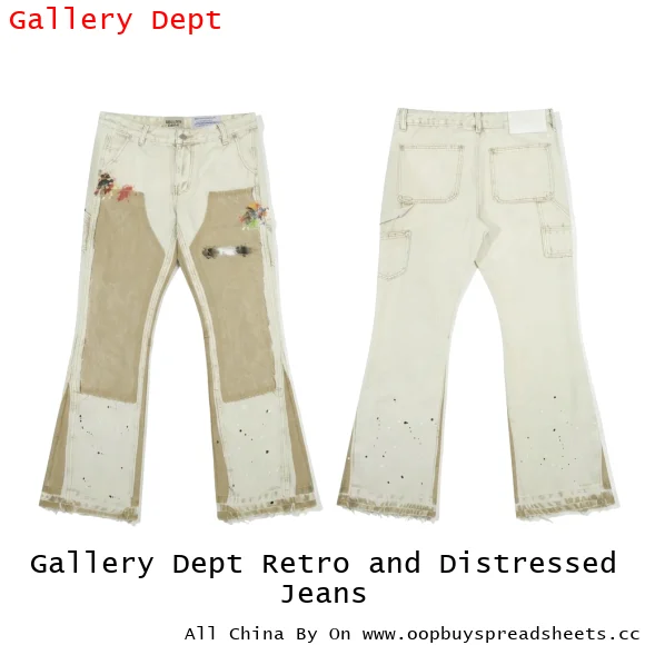 Gallery Dept Retro and Distressed Jeans