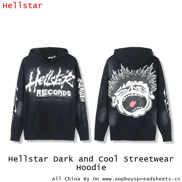 Hellstar Dark and Cool Streetwear Hoodie