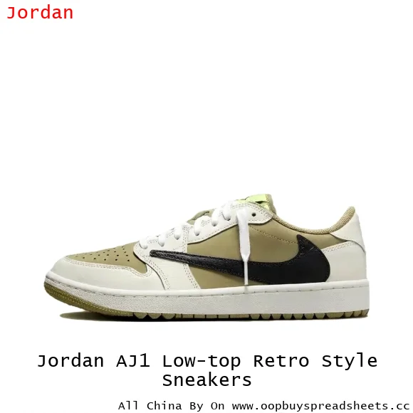 Jordan AJ1 Low-top Retro Style Sneakers