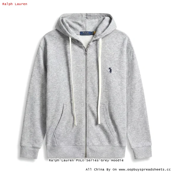 Ralph Lauren POLO Series Grey Hoodie