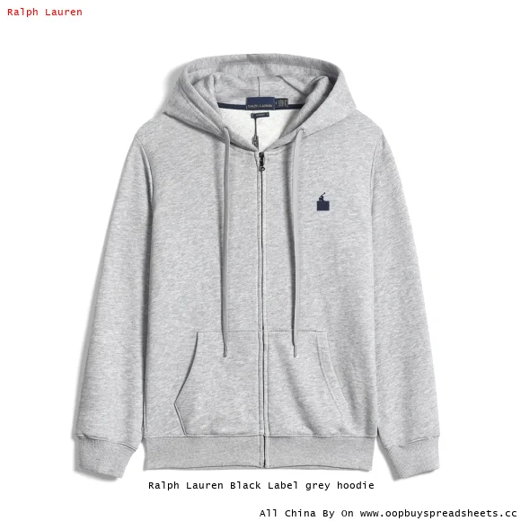 Ralph Lauren Black Label grey hoodie