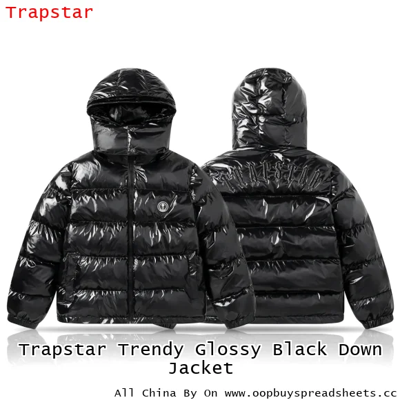 Trapstar Trendy Glossy Black Down Jacket