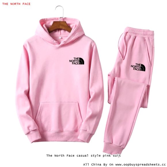 The North Face casual style pink suit
