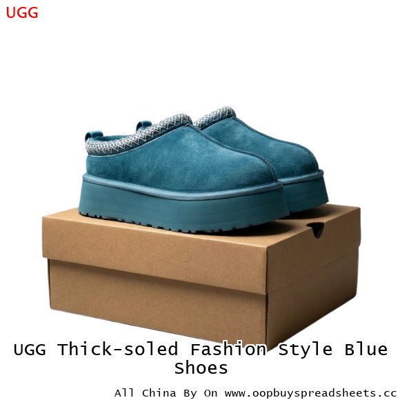 UGG Thick-soled Fashion Style Blue Shoes