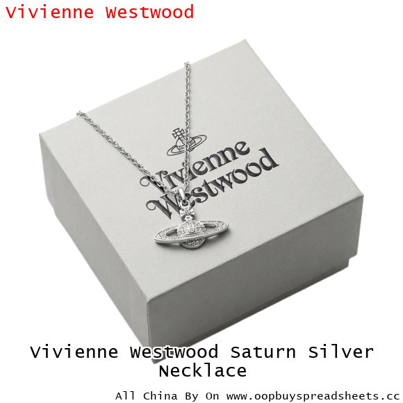 Vivienne Westwood Saturn Silver Necklace