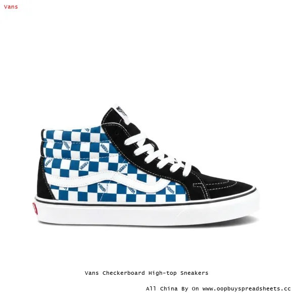 Vans Checkerboard High-top Sneakers