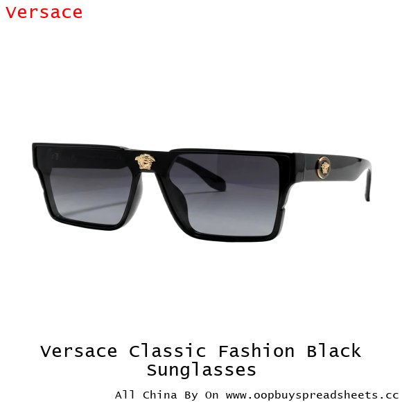 Versace Classic Fashion Black Sunglasses