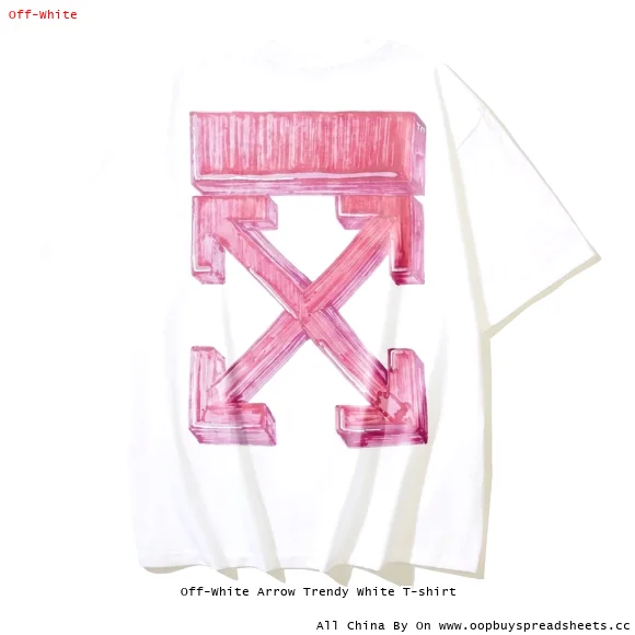 Off-White Arrow Trendy White T-shirt