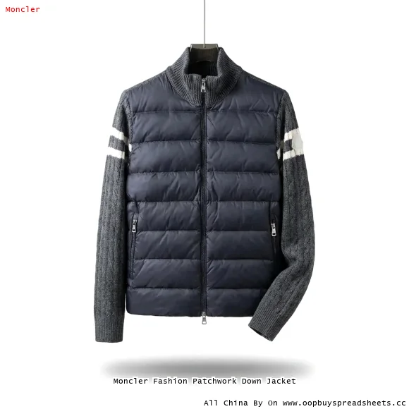 Moncler Fashion Patchwork Down Jacket