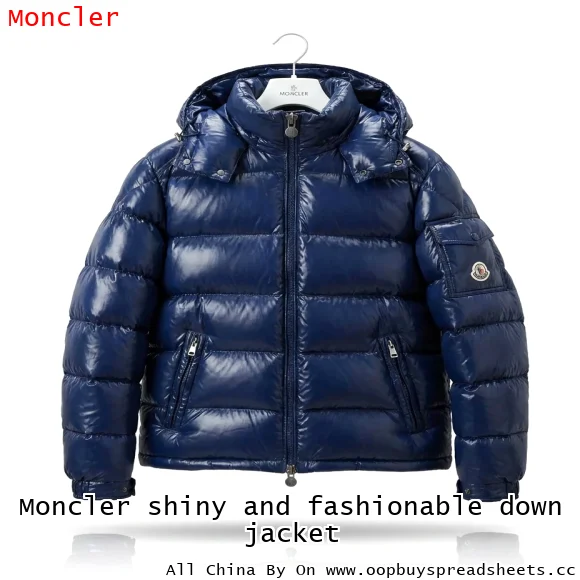 Moncler shiny and fashionable down jacket