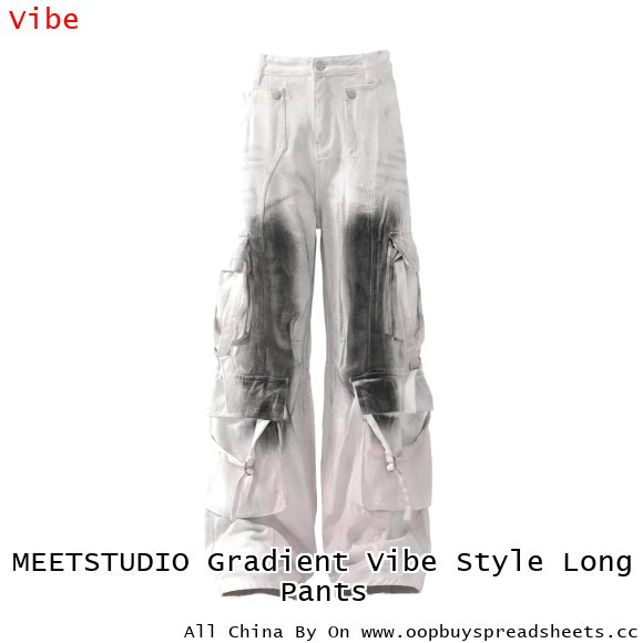 MEETSTUDIO Gradient Vibe Style Long Pants