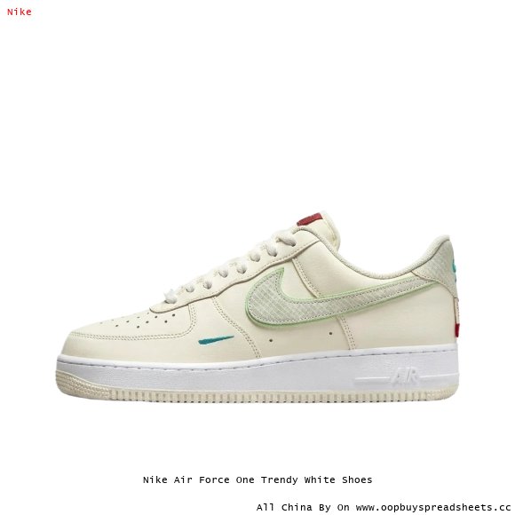 Nike Air Force One Trendy White Shoes