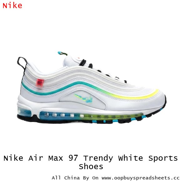 Nike Air Max 97 Trendy White Sports Shoes