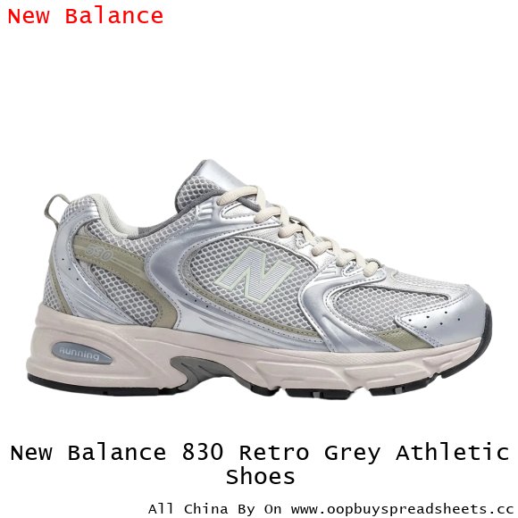 New Balance 830 Retro Grey Athletic Shoes