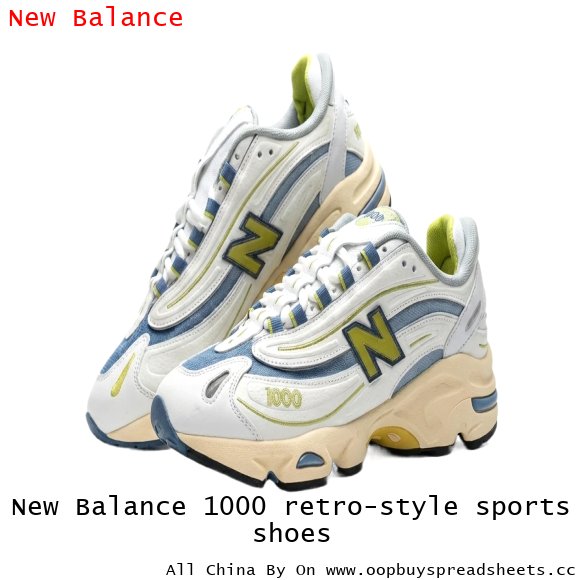 New Balance 1000 retro-style sports shoes