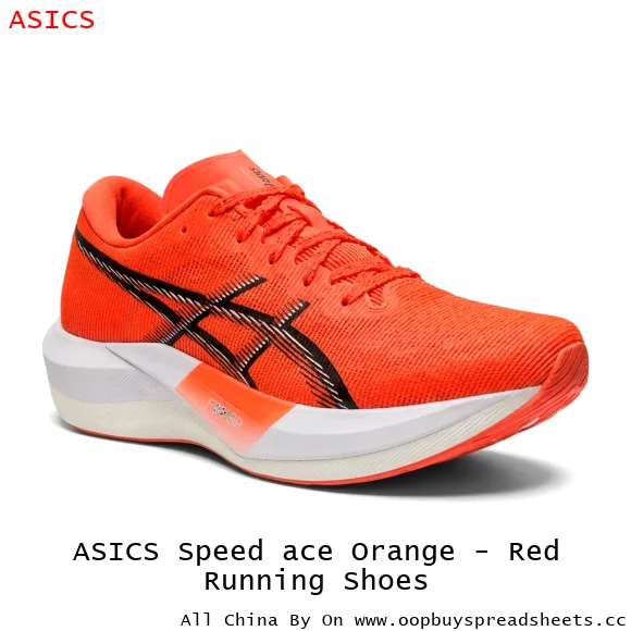 ASICS Speed ace Orange - Red Running Shoes