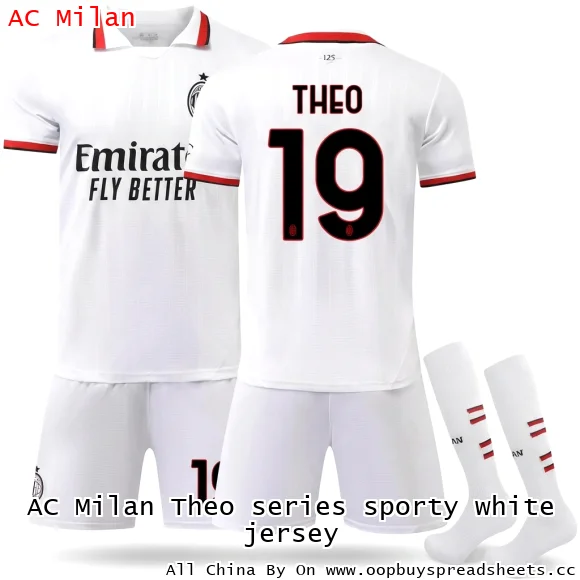 AC Milan Theo series sporty white jersey