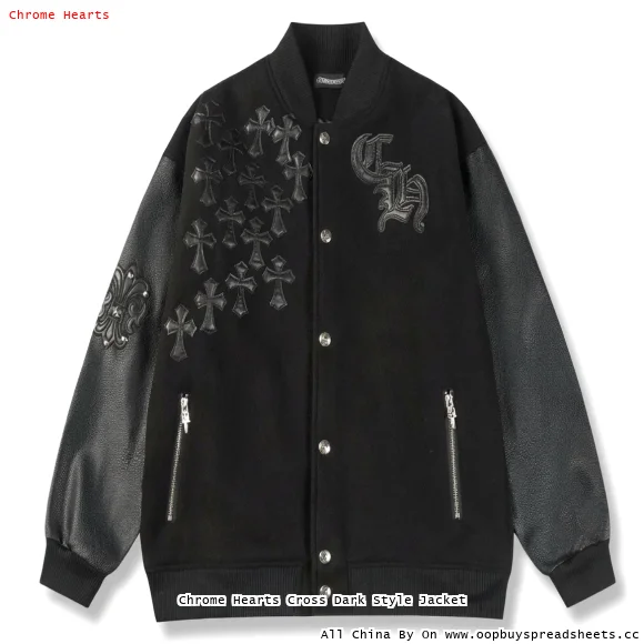 Chrome Hearts Cross Dark Style Jacket