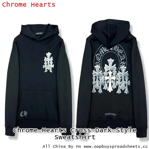 Chrome Hearts Cross Dark Style Sweatshirt