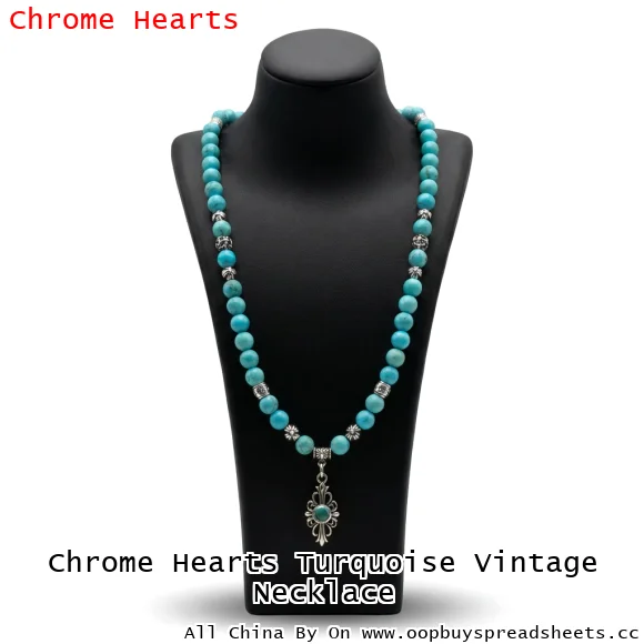 Chrome Hearts Turquoise Vintage Necklace