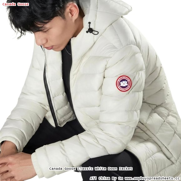 Canada Goose Classic White Down Jacket