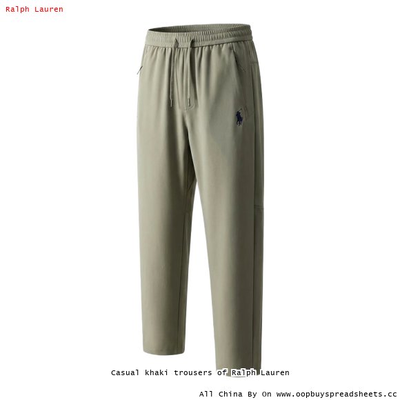 Casual khaki trousers of Ralph Lauren