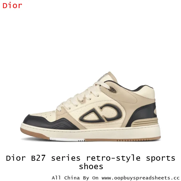 Dior B27 series retro-style sports shoes