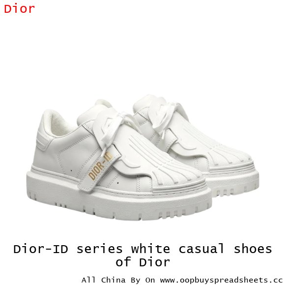 Dior-ID series white casual shoes of Dior