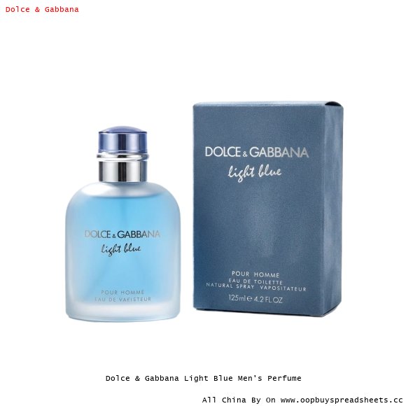 Dolce & Gabbana Light Blue Men's Perfume