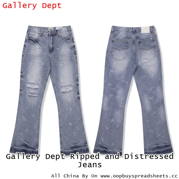 Gallery Dept Ripped and Distressed Jeans