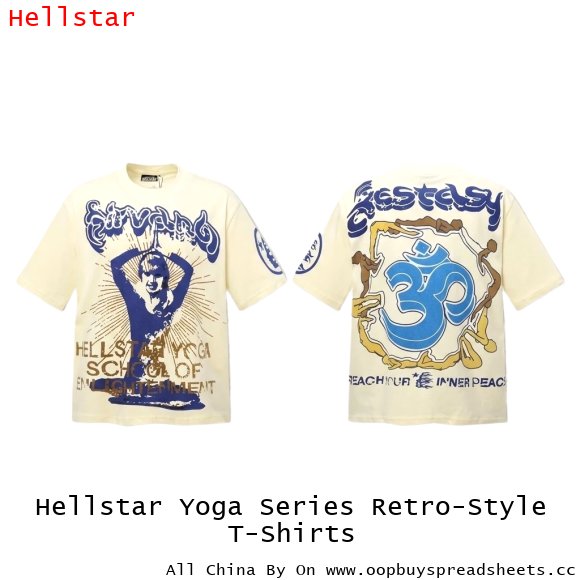 Hellstar Yoga Series Retro-Style T-Shirts