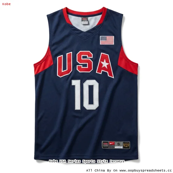 Kobe USA Series Sports Style Jerseys