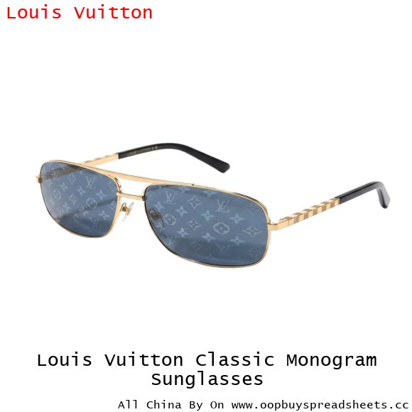 Louis Vuitton Classic Monogram Sunglasses