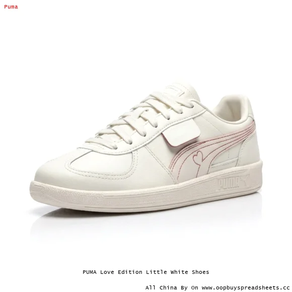 PUMA Love Edition Little White Shoes