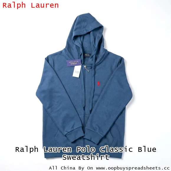 Ralph Lauren Polo Classic Blue Sweatshirt