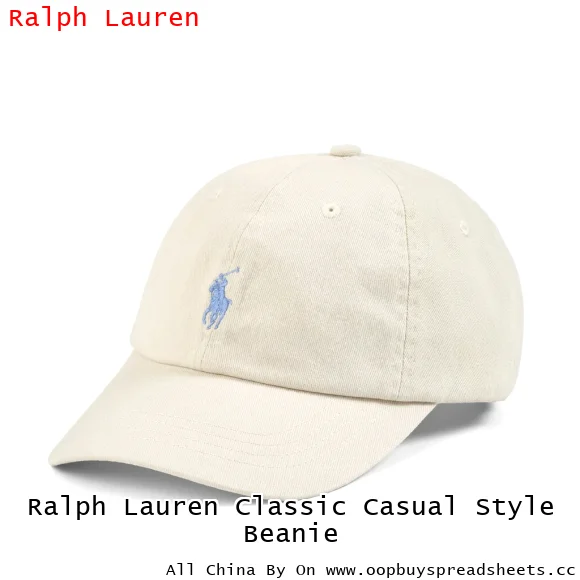 Ralph Lauren Classic Casual Style Beanie