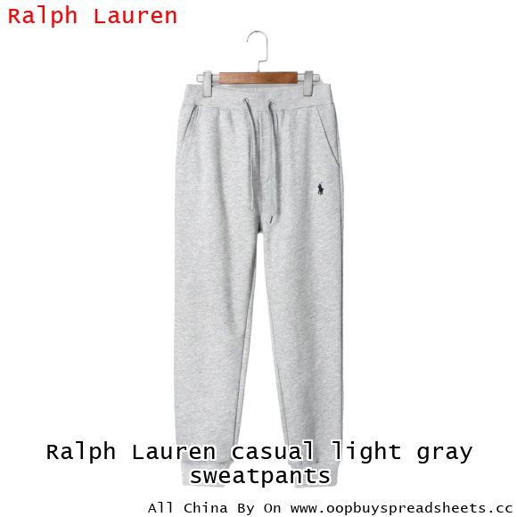 Ralph Lauren casual light gray sweatpants
