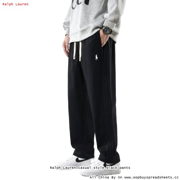 Ralph Lauren casual style black pants