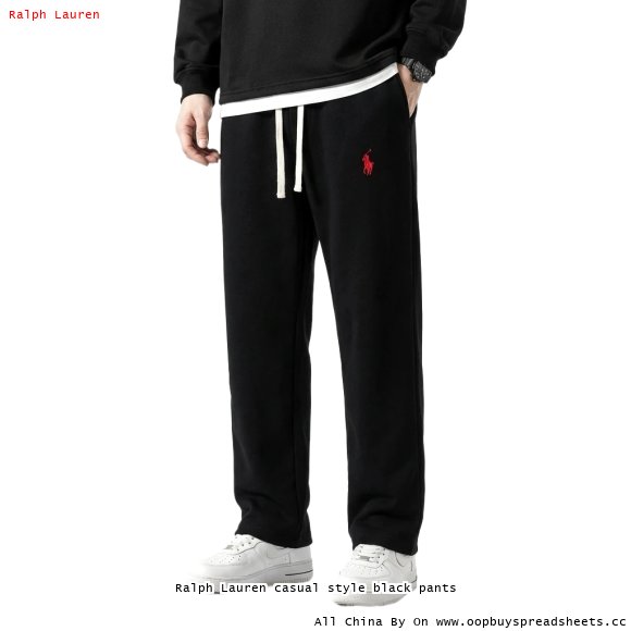 Ralph Lauren casual style black pants