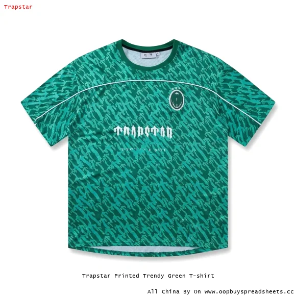 Trapstar Printed Trendy Green T-shirt