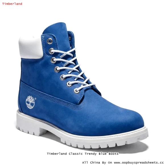 Timberland Classic Trendy Blue Boots