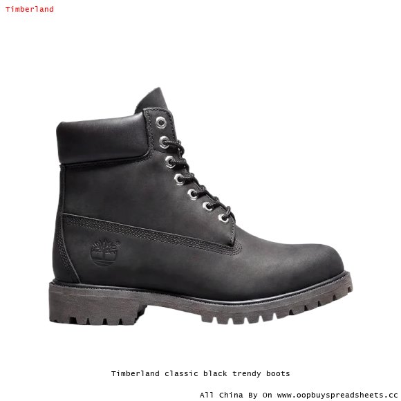 Timberland classic black trendy boots