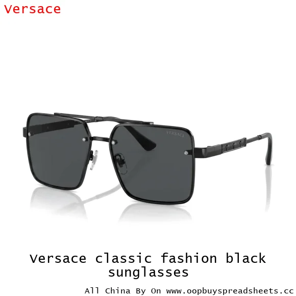 Versace classic fashion black sunglasses