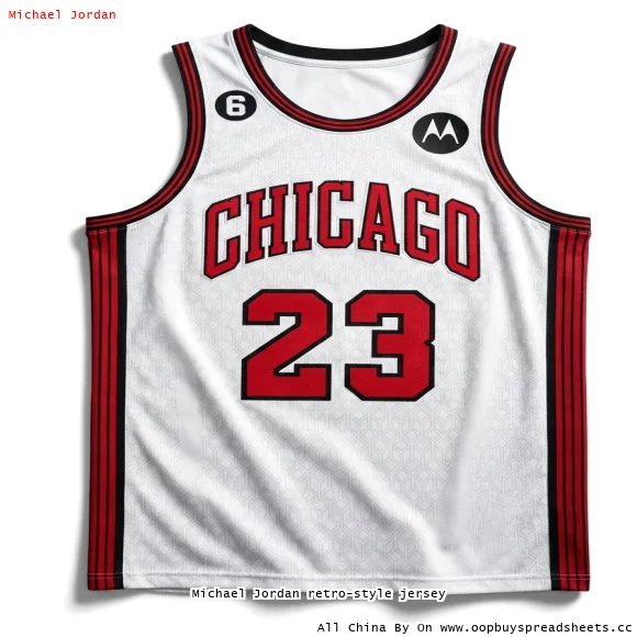 Michael Jordan retro-style jersey