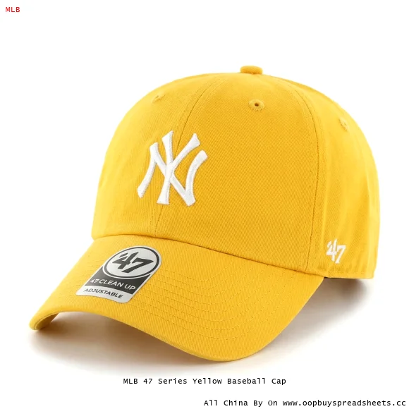 MLB 47 Series Yellow Baseball Cap