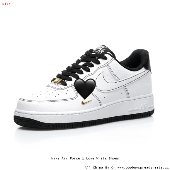 Nike Air Force 1 Love White Shoes