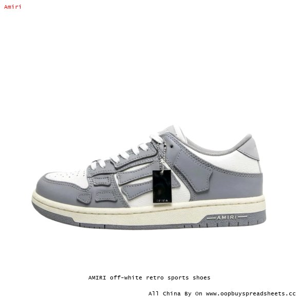 AMIRI off-white retro sports shoes